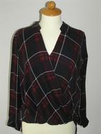 Rood blauw geruite blouse maat S., Kleding | Dames, Nieuw, Maat 36 (S), Rood, Bershka