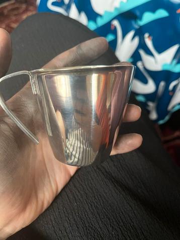 Alpacca/nieuw zilver kopjes/servies/rekwisieten beschikbaar voor biedingen