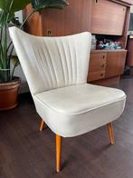 Vintage cocktail stoel uit de jaren 60, Huis en Inrichting, Fauteuils, Gebruikt, Leer, Ophalen