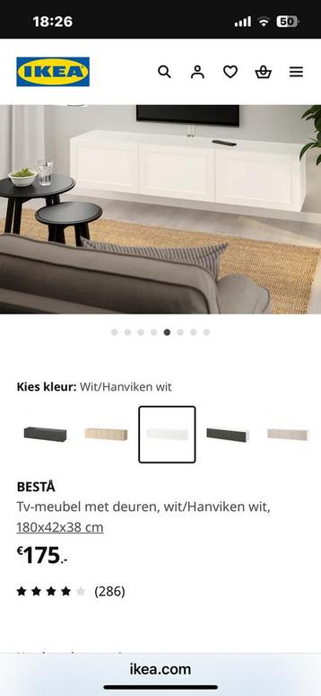 IKEA Besta Tv- meubel 180x40x38