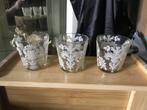 3x leuke water glazen, Glas of Glazen, Gebruikt, Ophalen of Verzenden, Glas