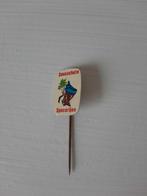 Doesschate specerijen aluminium speldje, Ophalen of Verzenden, Gebruikt, Merk, Speldje of Pin