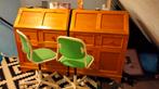 2 x houten secretaris + 2 x Ikea bureaustoel, In hoogte verstelbaar, Gebruikt, Ophalen of Verzenden, Bureau