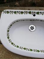 Groot fonteintje of kleine wastafel prachtig klimop decor, Antiek en Kunst, Curiosa en Brocante, Ophalen