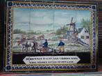 Antiek tegeltableau uit Staphorst, Antiek en Kunst, Antiek | Wandborden en Tegels, Ophalen of Verzenden