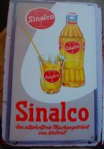 SINALCO REKLAME -METAAL-, Verzamelen, Ophalen of Verzenden, Gebruikt, Reclamebord