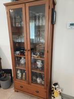 Mooie vitrinekast, Gebruikt, Glas, Landelijk, 150 tot 200 cm