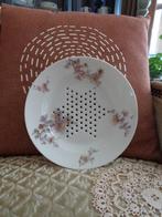 Antieke Fruittest op Pootjes met Paarse Bloemen ** Mimosa **, Antiek en Kunst, Antiek | Servies los, Ophalen of Verzenden