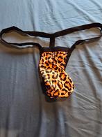 Heren G-string Luipaard Print - Maat XL, Kleding | Heren, Ophalen of Verzenden, Slip