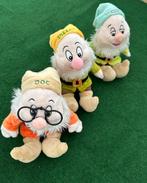 3 Disney dwergen, kabouters, pluche knuffels, Kinderen en Baby's, Speelgoed | Knuffels en Pluche, Ophalen of Verzenden, Zo goed als nieuw