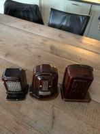 Gietijzeren kachel spaarpot te koop, Verzamelen, Spaarpotten, Ophalen of Verzenden, Gebruikt, Metaal of Blik