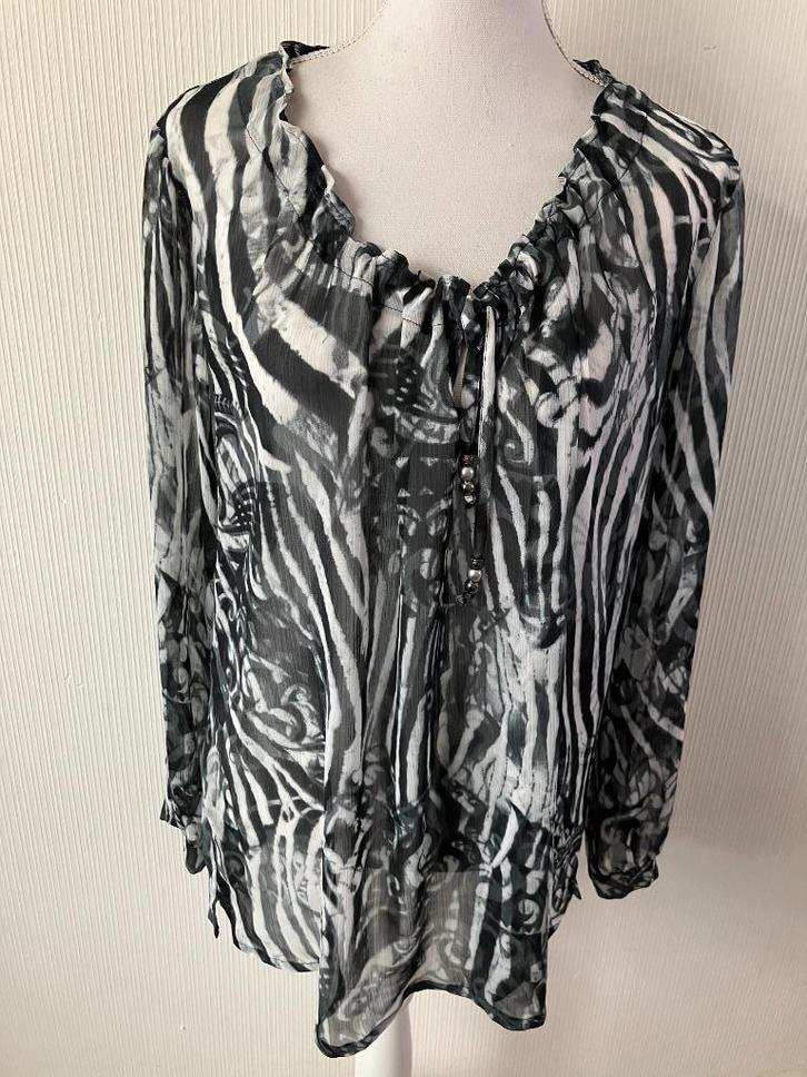 airfield maat 42 valt als 46 oksel tot oksel 62 cm-dun, Kleding | Dames, Blouses en Tunieken, Zo goed als nieuw, Maat 46/48 (XL) of groter