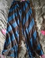 Victoria's Secret zwart/blauwe satijnen pyjama broek maat XS, Nieuw, Maat 34 (XS) of kleiner, Verzenden