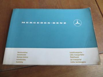 Instructieboek Mercedes lichte bestelwagens L206 D L306 D 73 beschikbaar voor biedingen