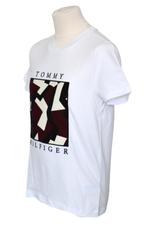 TOMMY HILFIGER shirt, t-shirt, wit, Mt. M, Maat 48/50 (M), Tommy Hilfiger, Wit, Zo goed als nieuw