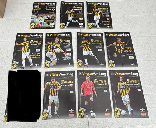 10 Vitesse Wedstrijdboekjes 2010/2011, Verzamelen, Sportartikelen en Voetbal, Zo goed als nieuw, Boek of Tijdschrift, Vitesse