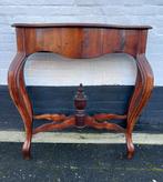 antiek mahonie sidetable, wandtafel, geschulpt, Ophalen of Verzenden