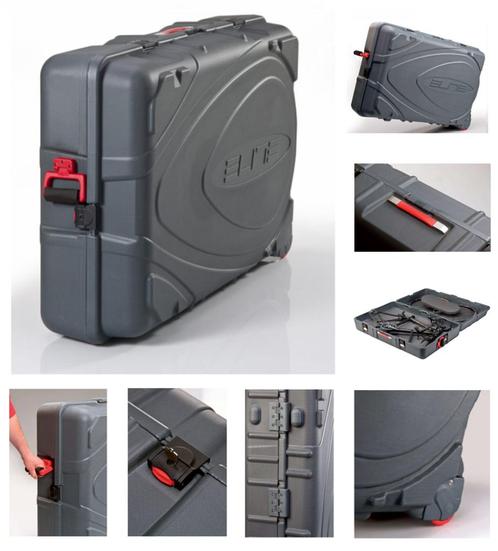 Fietskoffer TE HUUR Elite Vaison hardcase 1 week vliegtuig, Sieraden, Tassen en Uiterlijk, Koffers, Zo goed als nieuw, Hard kunststof