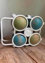 Brocante frans jeu de boules / houten ballen, Ophalen of Verzenden