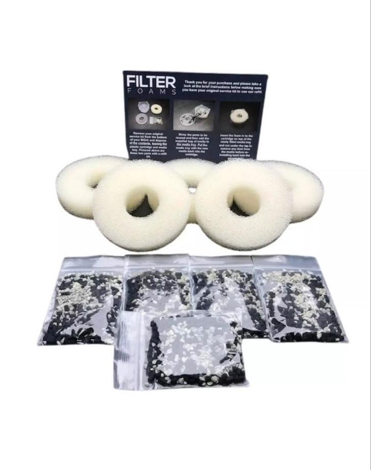 Biorb filterset / filtersponzen 5 stuks met medium, Dieren en Toebehoren, Vissen | Aquaria en Toebehoren, Nieuw, Filter of Co2