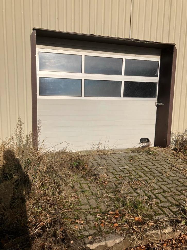 Garage Roldeur met Ramen, Doe-het-zelf en Verbouw, Deuren en Horren, Zo goed als nieuw, Garagedeur, 215 cm of meer, 120 cm of meer