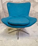 Hjord Knudsen vintage fauteuil draaifauteuil retro stoel, Huis en Inrichting, Fauteuils, Vintage design retro, Kolibrivintagehal@gmail.com