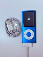 iPod Nano 4 Blauw 8GB - Werkt op Dock/Stroom, Audio, Tv en Foto, Mp3-spelers | Apple iPod, Gebruikt, Blauw, Ophalen of Verzenden