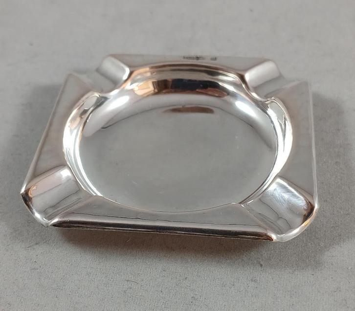 Zilveren asbakje antiek 835  zilver, Antiek en Kunst, Antiek | Goud en Zilver, Zilver, Ophalen of Verzenden