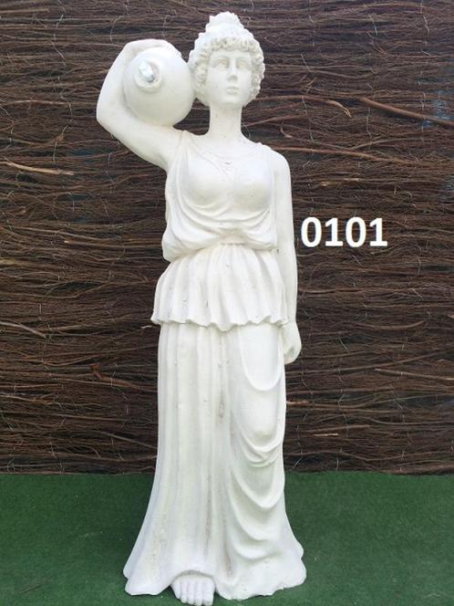 Griekse vrouw met kruik, Tuin en Terras, Waterpartijen en Fonteinen, Nieuw, Waterornament, Beton, Ophalen