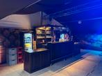 Bruine bar met achterkast te huur, Huis en Inrichting, Barren, Ophalen, Zo goed als nieuw