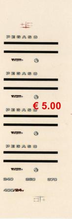 Pegaso decal 1:50, Hobby en Vrije tijd, Modelauto's | 1:50, Ophalen of Verzenden, Nieuw, Bus of Vrachtwagen