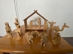 Houten kersstal uit Wereldwinkel, Diversen, Kerst, Ophalen of Verzenden, Zo goed als nieuw