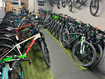 Gebruikte mountainbikes grote voorraad mtb cube trek giant beschikbaar voor biedingen