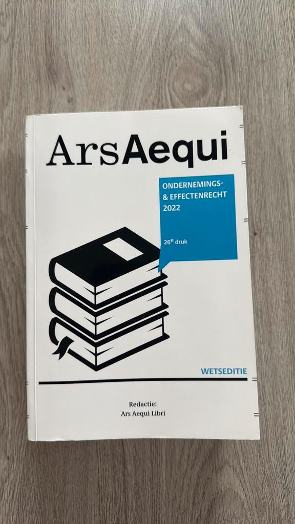 Ondernemings- & effectenrecht 2022, Boeken, Wetenschap, Zo goed als nieuw, Natuurwetenschap, Ophalen of Verzenden