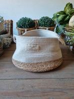 Riviera maison grote mand, Huis en Inrichting, Woonaccessoires | Schalen en Manden, Ophalen of Verzenden, Zo goed als nieuw, Rond