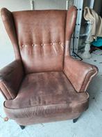 Oorfauteuil IKEA STRANDMON - Bruin - Comfortabel, Ophalen, Gebruikt, Klassiek, 75 tot 100 cm