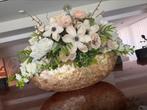 Zijdebloemen silka - schelpen pot ‘pot en vaas’, Ophalen, Zo goed als nieuw, Binnen