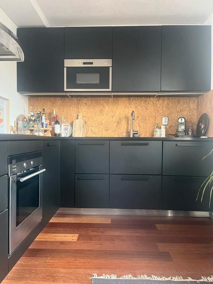 IKEA Nickebo Mat Antraciet (zwart) Keukenfronten & Deuren, Huis en Inrichting, Keuken | Keukenelementen, Zo goed als nieuw, Minder dan 100 cm