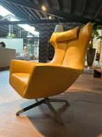 Nasto Fauteuil Showroommodel – Loxton Leder + Kanteling, Ophalen of Verzenden, Zo goed als nieuw, 75 tot 100 cm, Fauteul stoel kantelsysteem