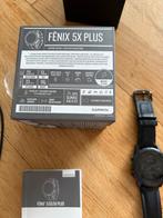 Garmin fenix 5X Plus Sapphire 51mm, Sieraden, Tassen en Uiterlijk, Sporthorloges, Ophalen of Verzenden, Gebruikt, Zwart, Android