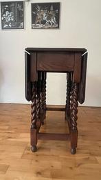 Antieke Opklaptafel / Sidetable, Ophalen