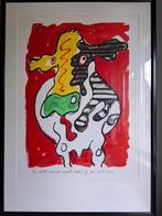Zeefdruk Koe Peter Diem, Antiek en Kunst, Ophalen