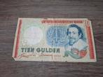 Misdruk / kleurvariant biljet 10 gulden De Groot, 1953, Postzegels en Munten, Bankbiljetten | Nederland, Ophalen of Verzenden