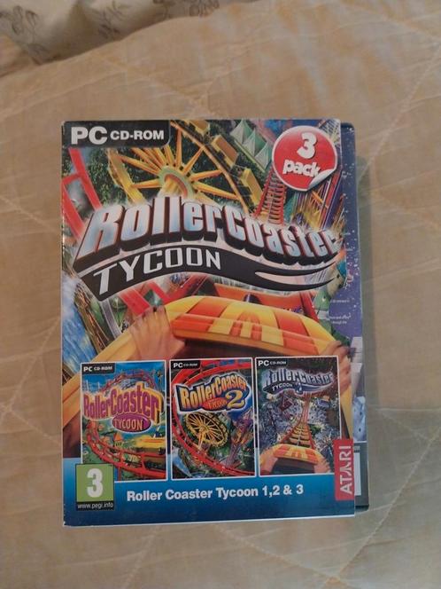 Rollercoaster tycoon 3 / rct pack pc games, Spelcomputers en Games, Games | Pc, Gebruikt, 1 speler, Vanaf 3 jaar, Ophalen of Verzenden