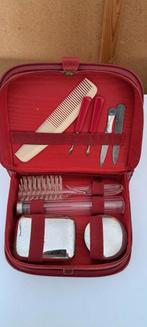 Vintage travel set , jaren 50-60, Antiek en Kunst, Ophalen