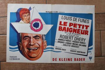 filmaffiche Louis De Funes Le petit baigneur filmposter beschikbaar voor biedingen