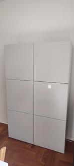 Ikea Besta kast - Grijs - Gedemonteerd, Ophalen, Kunststof, 100 tot 150 cm, 100 tot 150 cm