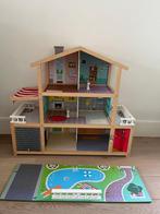 Hape houten poppenhuis, Ophalen, Gebruikt, Poppenhuis