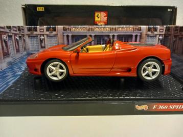 Ferrari 360 Spyder Modena cabriolet Hot Wheels 1:18 KRD beschikbaar voor biedingen