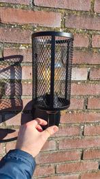 3x wandlamp zwart (binnen!), Ophalen of Verzenden, Zo goed als nieuw, Metaal